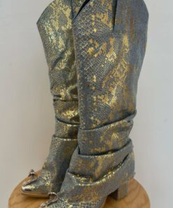 Renee Denim Snake Oro